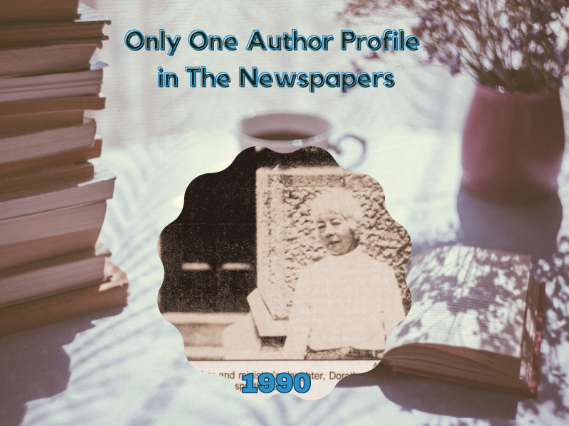 Only One Author Profile in The Newspapers